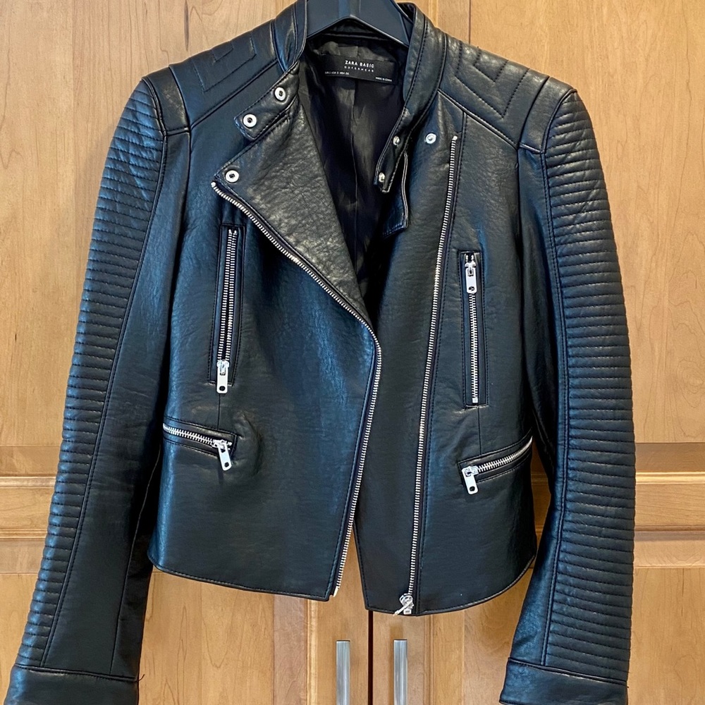 Faux leather Moto Jacket